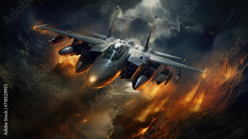 kyborne Fury: Navigating Lightning in a High-Speed Jet photo