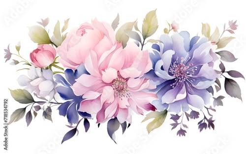 Add a touch of natural beauty to your designs with painted flower illustrations  