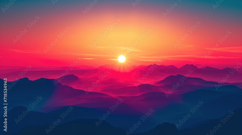 Sunrise natural background