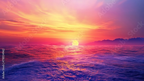 Sunrise natural background