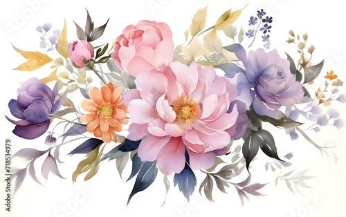 Add a touch of natural beauty to your designs with painted flower illustrations   © Harjo