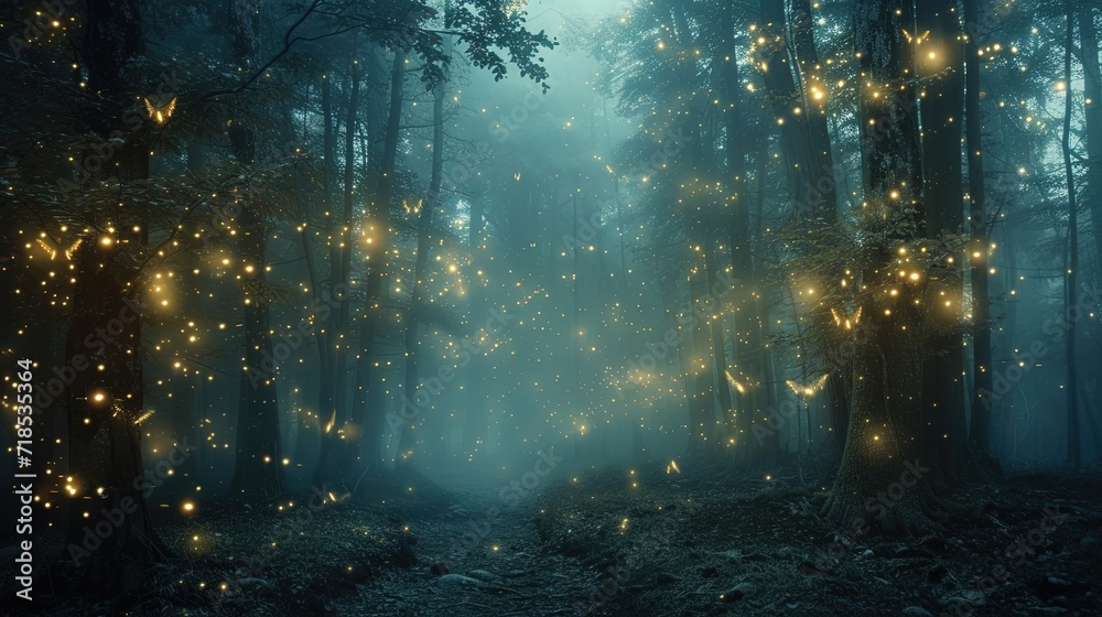 Dark Forest Magical Fantasy Fairy Tale