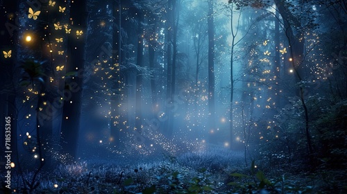 Dark Forest Magical Fantasy Fairy Tale