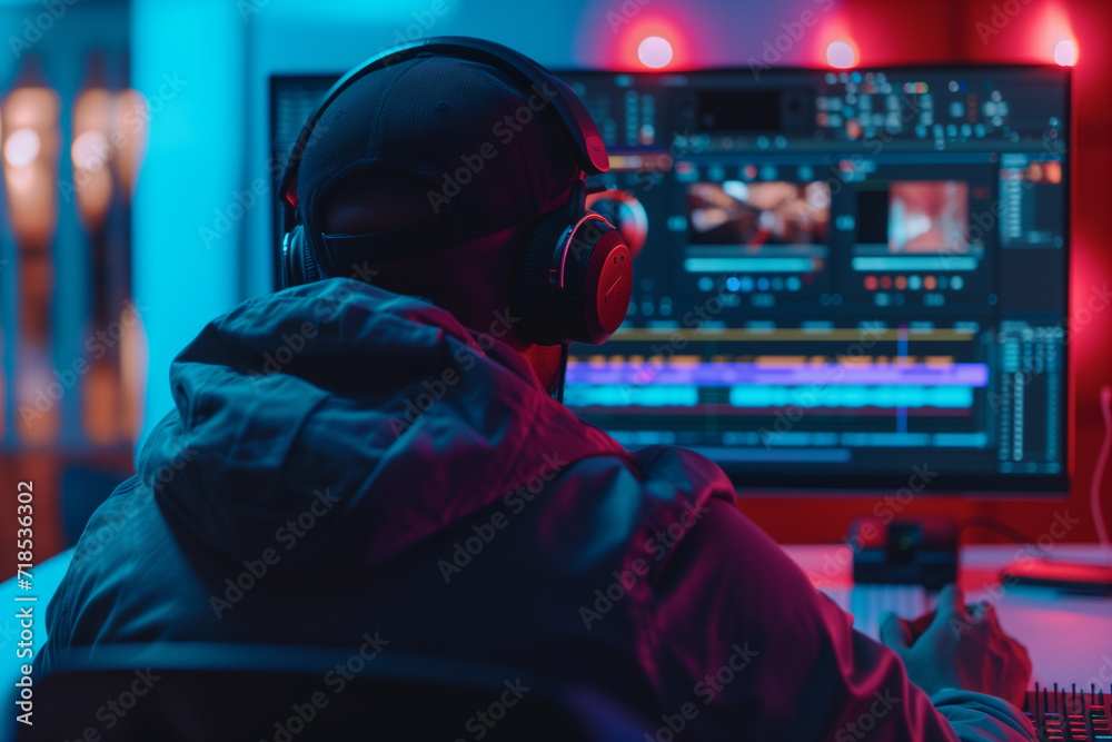 Video editing process Created.video editting timeline concept Video editing process Created.video editting timeline concept
