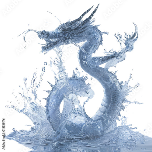 Dragon Emerges From Water in Spectacular Splash photo