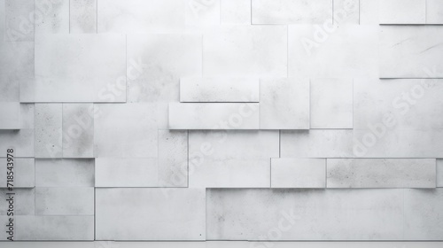 Abstract White Marble Wall Art