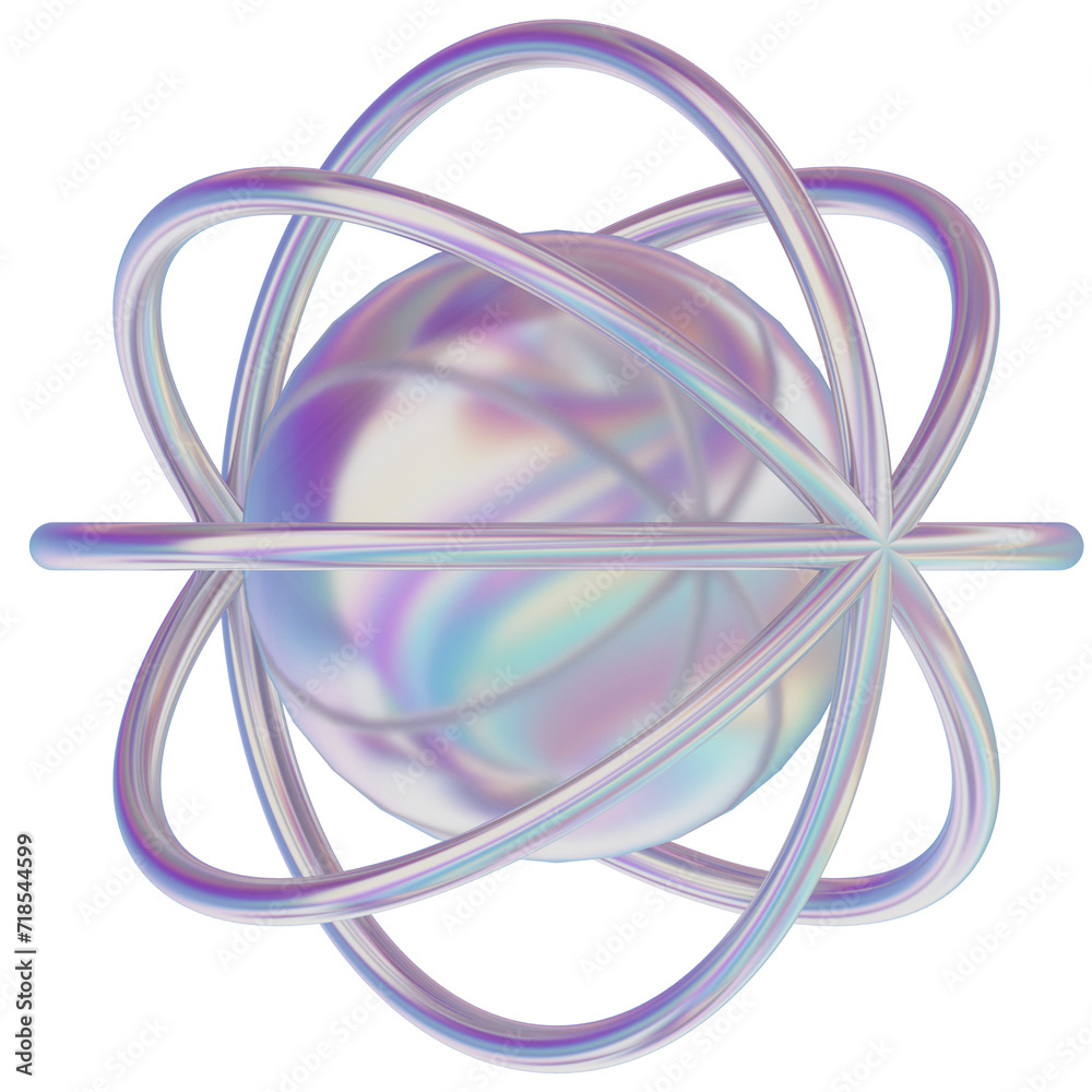 Pink Bunch of Wire 3D Icon Pink Bunch of Wire 3D Icon