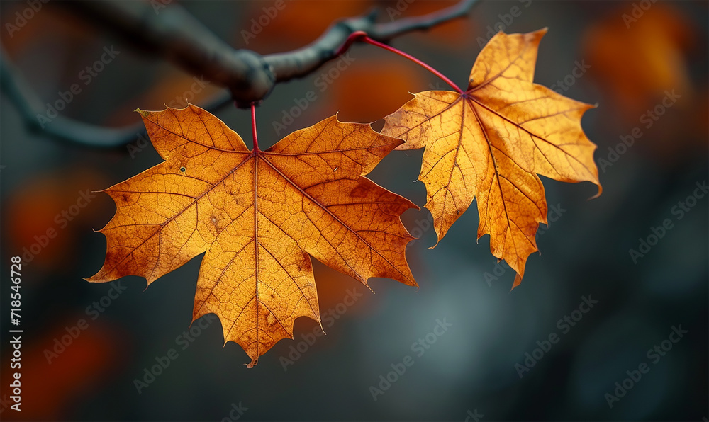Maple Leaf Mosaic, Autumn's Rustic Nature Background Maple Leaf Mosaic, Autumn's Rustic Nature Background