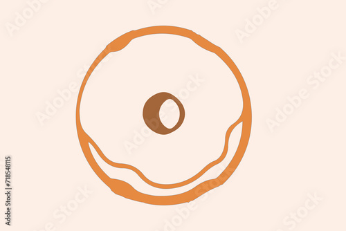 Donuts icon vector, donut, bakery, desserts, sweet donut with sprinkles sign and symbol. Bakery sign and symbol