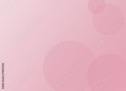 Modern geometrical abstract background with circles. Abstract pink circle shapes background vector illustration. Object web design. Round shape. Minimal poster. © Anton