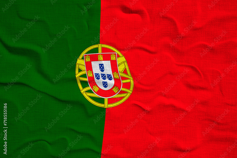 National Flag of Portugal. Background with flag of Portugal. National Flag of Portugal. Background with flag of Portugal.