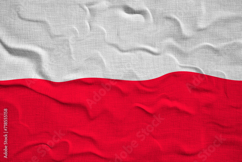 National Flag of Poland. Background with flag of Poland.