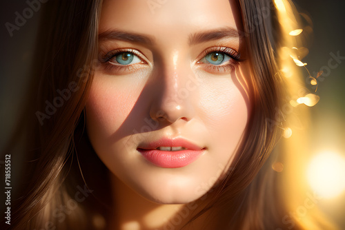 beautiful woman. Generative AI