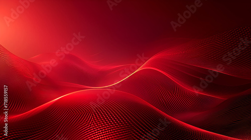 Abstract red background.Geometric red lines background  generatve ai