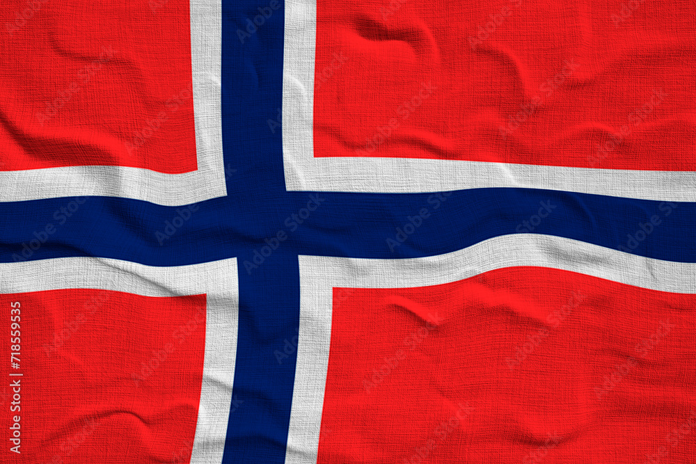 . National flag of Svalbard. Background with flag of Svalbard. . National flag of Svalbard. Background with flag of Svalbard.