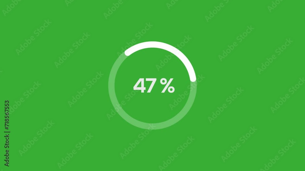 Looping Animation of Futuristic Loading Circle Ring. Loading Transfer Download Animation 0-100% . green background Looping Animation of Futuristic Loading Circle Ring. Loading Transfer Download Animation 0-100% . green background
