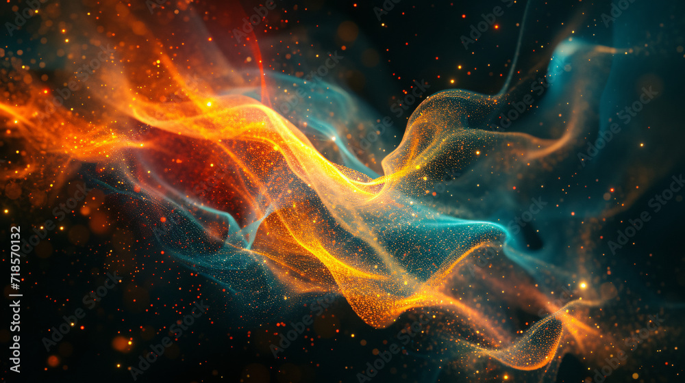 Radiant Energy Flow Dark Space Illumination. Radiant Energy Flow Dark Space Illumination.