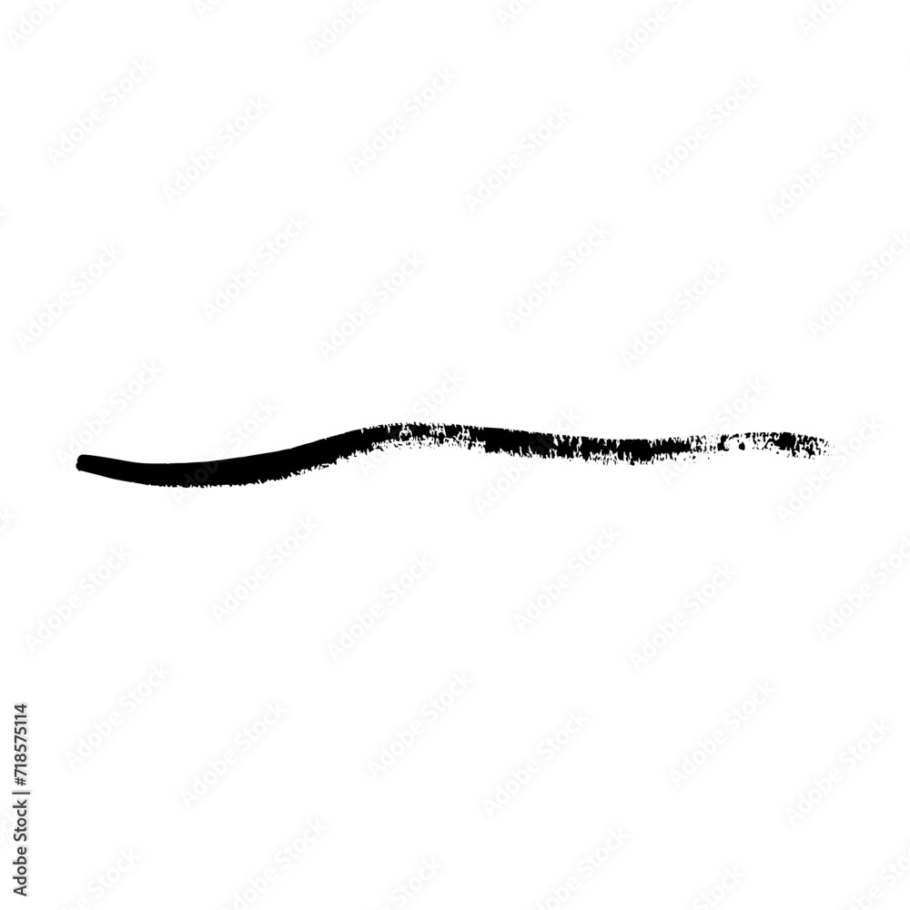 Brush line, grunge element icon hand drawn stroke for creative design and illustration Brush line, grunge element icon hand drawn stroke for creative design and illustration