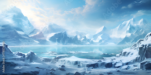 Reup of warriors captured this icy and glacier land.