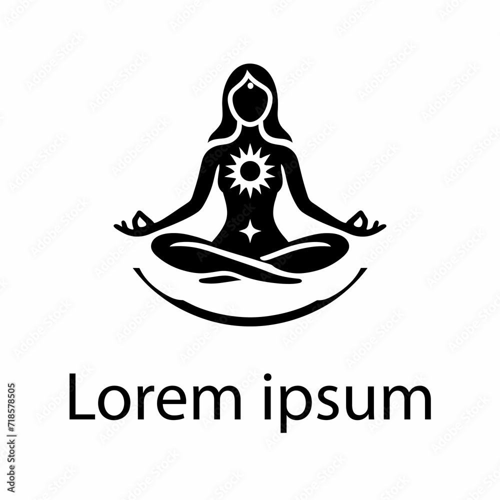 A yoga medical logo design for brand A yoga medical logo design for brand