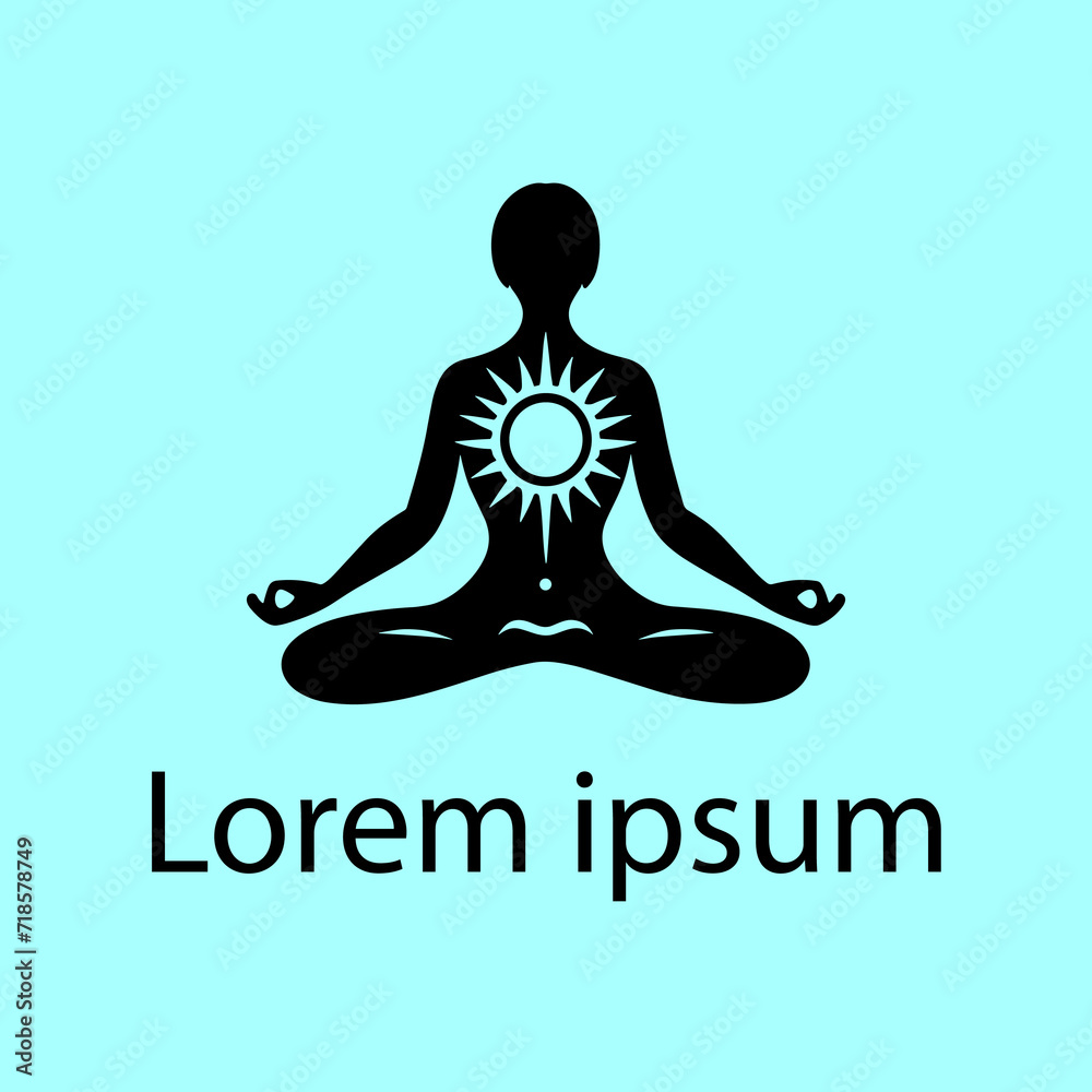 A yoga medical logo design for brand A yoga medical logo design for brand