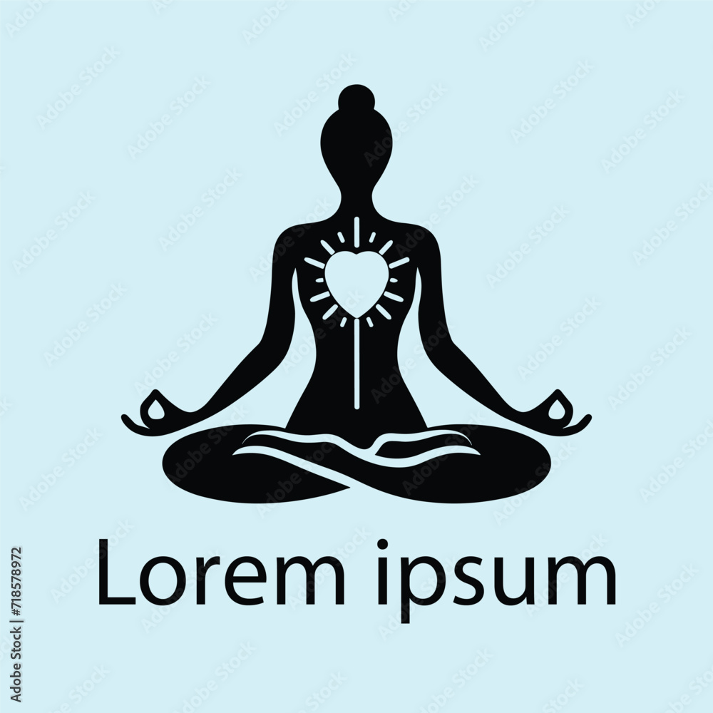 A yoga medical logo design for brand A yoga medical logo design for brand