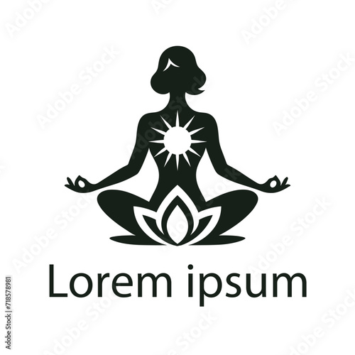 A yoga medical logo design for brand