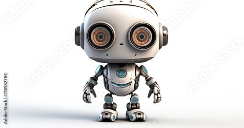 blue robot android © Renaldi