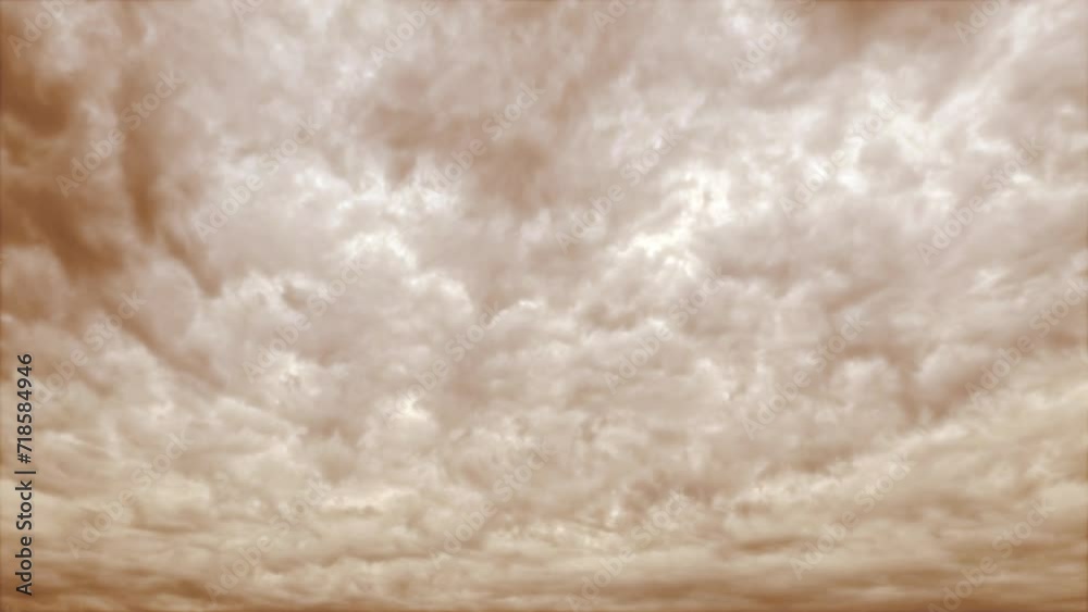 timelapse video with massive orange or yellow rain clouds - loop video timelapse video with massive orange or yellow rain clouds - loop video