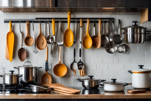 kitchen utensils in the kitchen