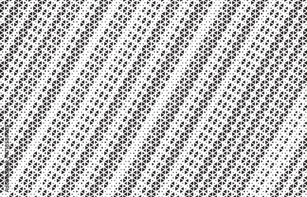 Triangle Vector Abstract Geometric Technology Background. Halftone Triangular Retro 80s Simple Pattern. Minimal Style Dynamic Tech Wallpaper. Vector illustration. Triangle Vector Abstract Geometric Technology Background. Halftone Triangular Retro 80s Simple Pattern. Minimal Style Dynamic Tech Wallpaper. Vector illustration.