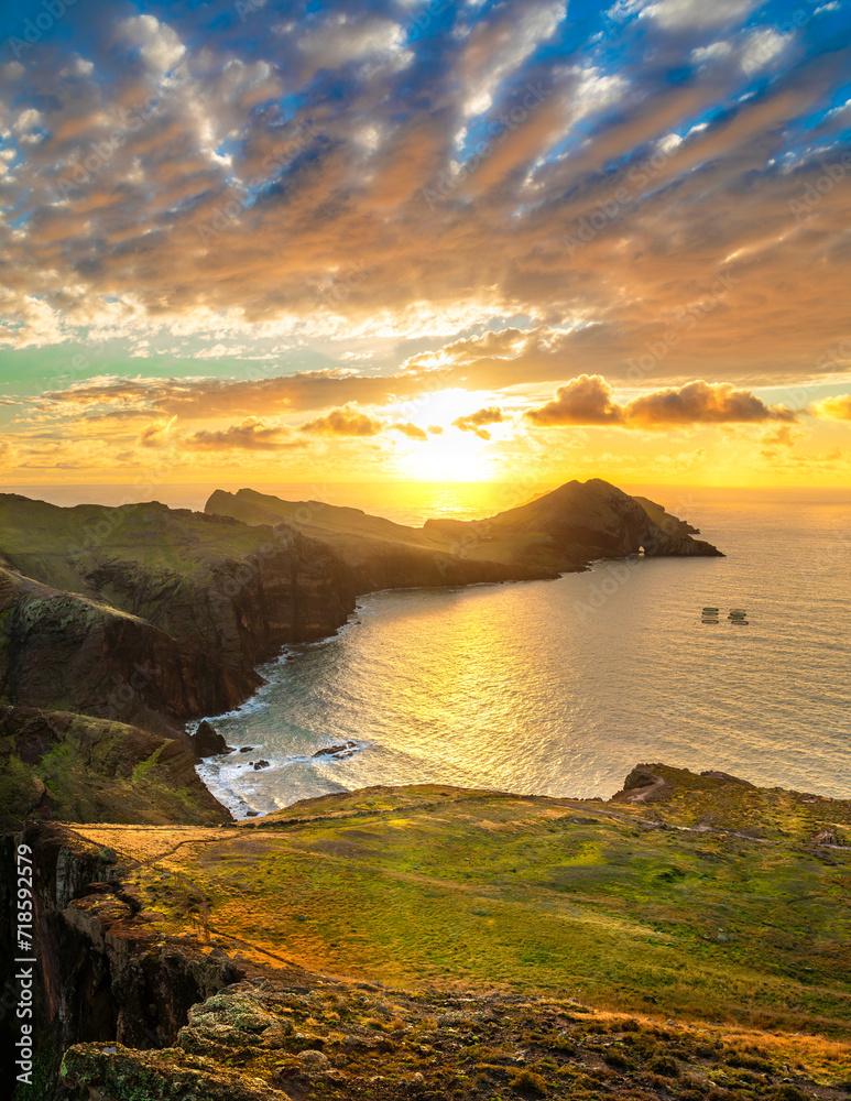 Landscape with Ponta de Sao Lourenco, Madeira Island, Portugal