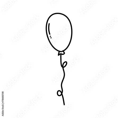 hand drawn balloon