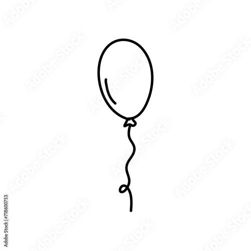 hand drawn balloon