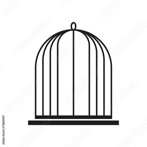 Cage icon. Vector illustration. EPS 10.