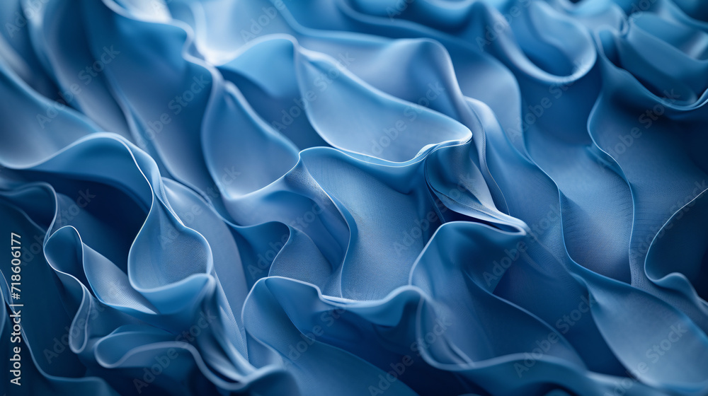 Obraz premium 3D Abstract Blue Background.