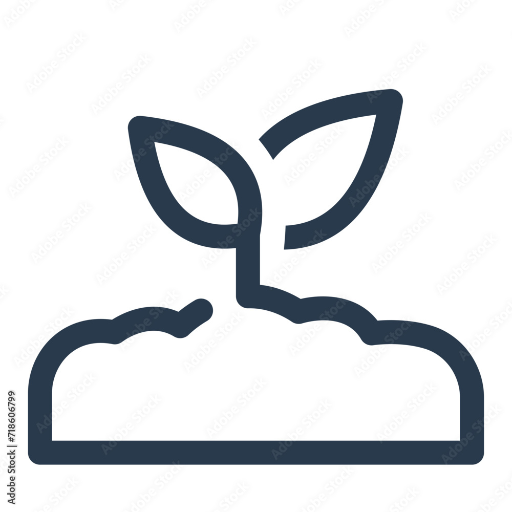 Enriched Soil Composition Vector Icon Illustration Enriched Soil Composition Vector Icon Illustration