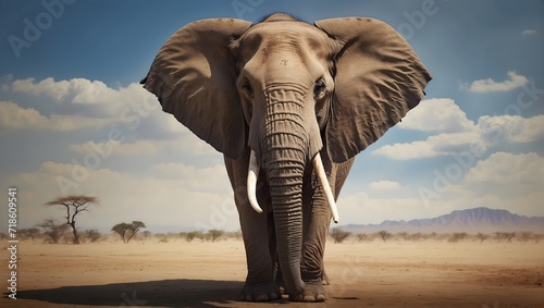 portrait of an elephant