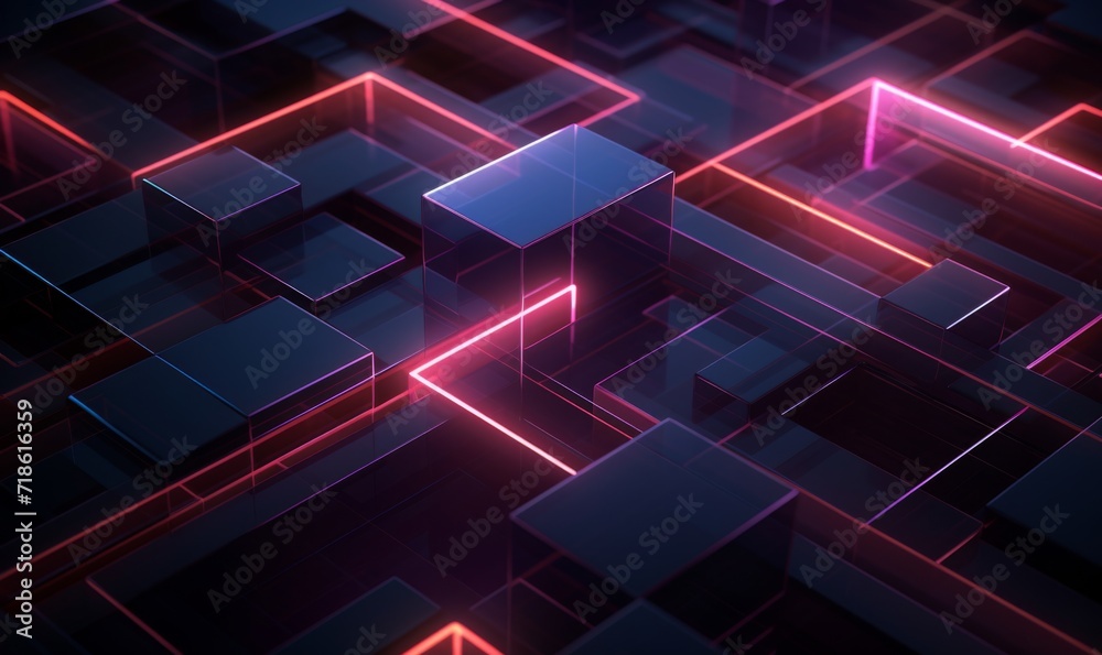 purple color background with neon lines in the shape of an abstract tangle purple color background with neon lines in the shape of an abstract tangle