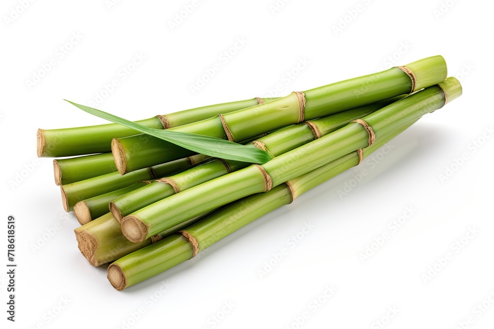 Fototapeta premium Isolated bamboo on white background