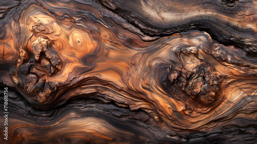 Close-Up View of Wood Surface photo