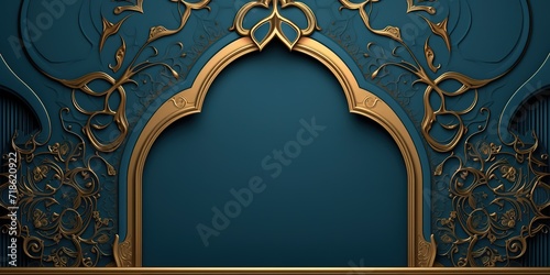 A classic ornamental background design photo