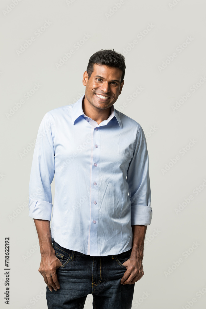 Portrait of a happy Indian man Portrait of a happy Indian man