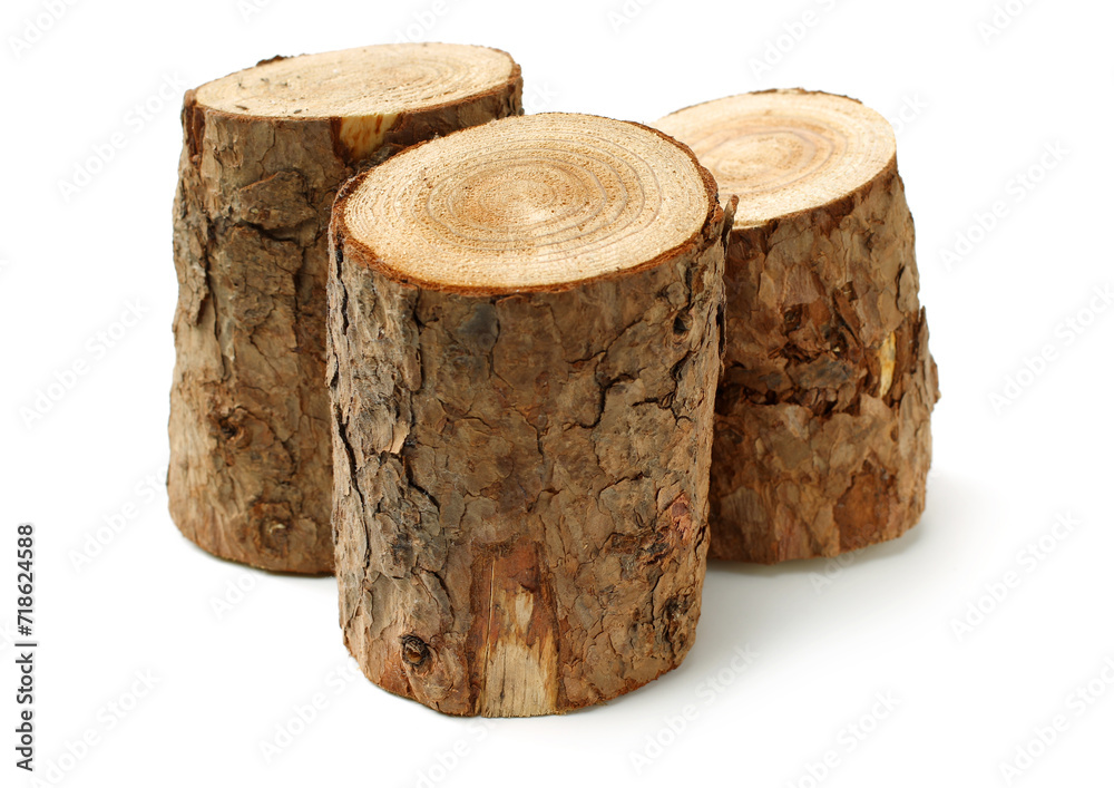 Pile of firewood isolated on a white background Pile of firewood isolated on a white background