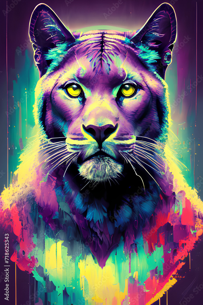 Wild Lion Art