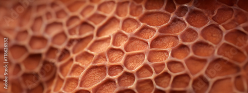 3D Illustration of a Microscopic vision of biological tissue
