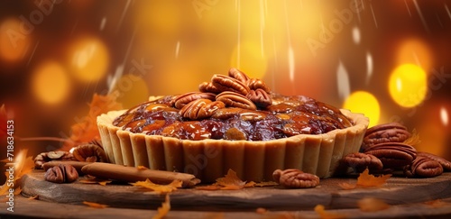 Pies that are tempting to eat. generative AI © original logo