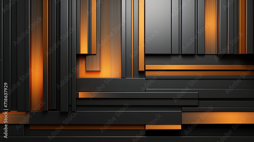 Fototapeta premium A luxurious and modern black background, exuding sophistication and contemporary elegance.