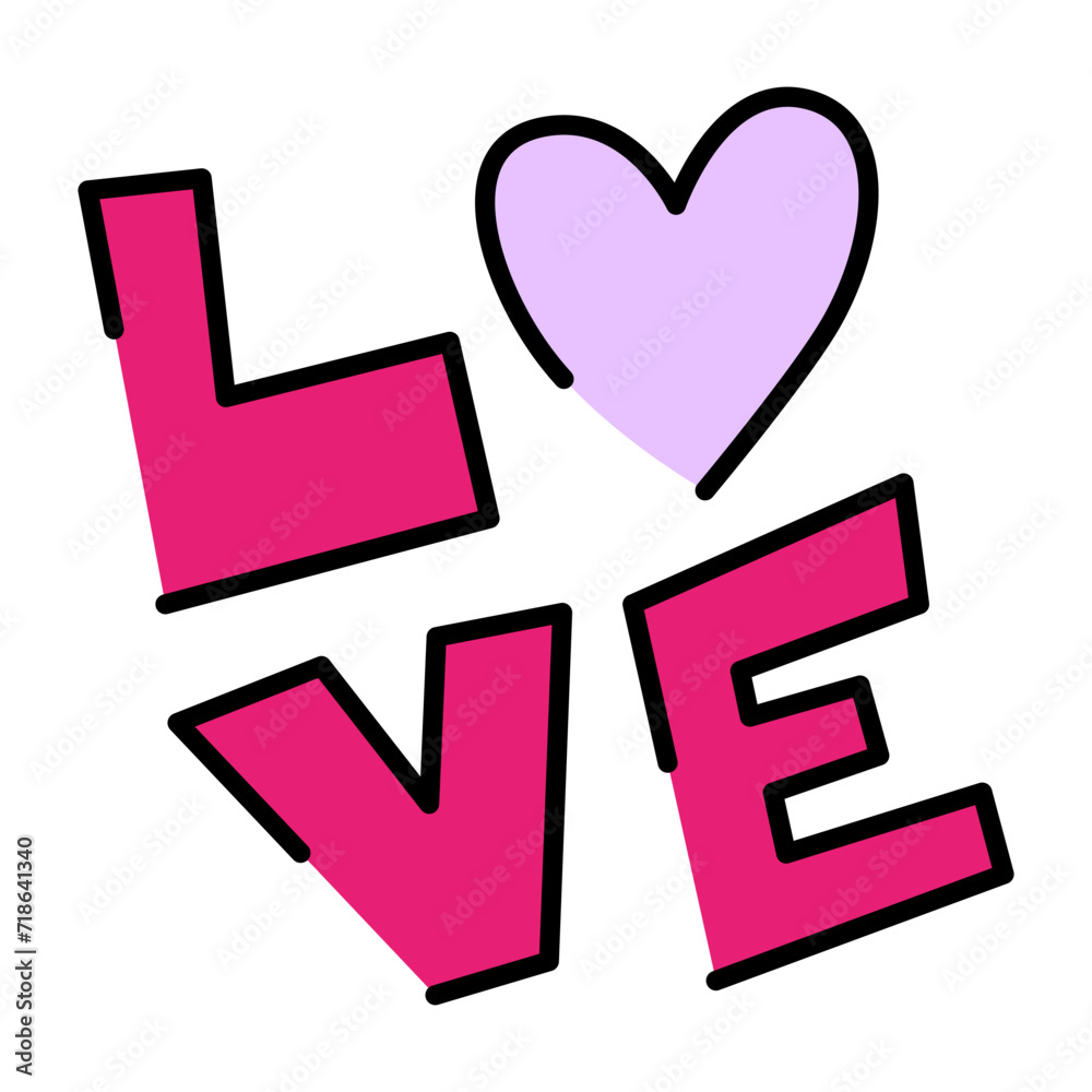Love sign icon vector Love sign icon vector