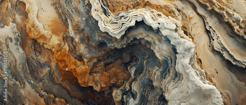 Unique Pattern Close Up of Rock